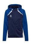 Толстовка Hummel Zip-up sweatshirt, Marine True Blue/Dark Blue - фото
