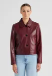 Кожаная куртка msdalila Milestone, Kirschrot - фото