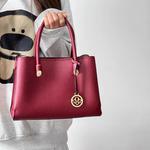 PAYOT Бордовая сумка, Burgundy - фото 9