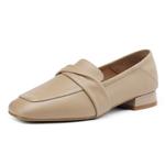 DAPHNE Лоферы Women's Beige/Milk Tea/Black - фото