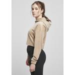 Толстовка Urban Classics Cropped Velvet Oversized Hooded, бежевый - фото 2