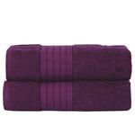 Набор полотенец Good morning Cindy (2 шт), бордовый - фото