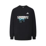 Adidas Свитшоты Unisex Black Crew Neck Moderate - фото