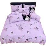 100% хлопок детский пододеяльник single pack Sanrio, Car Kuromi - фото