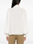 Блузка с бантом ETRO, белый - фото 4