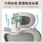 Стул Yipinhui Second Generation White And Gray с подголовником - фото 6