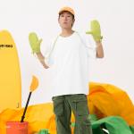 Футболка унисекс HUANQIU, белый/серый - фото 6