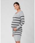Платье-туника для беременных Valerie Ripe Maternity, Grey/black - фото 2