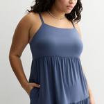 Платье макси в пол Plus size So, Tan Cream Check - фото 3