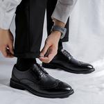 Черные туфли LUOMAIKE для мужчин - фото 5