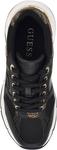 Кроссовки Guess Womens Fonzi, Black/Gold Multi 001 - фото 5
