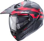 Шлем Caberg tourmax x sarabe, Grey/Black/Red - фото