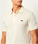 Футболка поло Slim fit Lacoste, белый - фото 4
