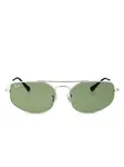 Солнцезащитные очки в овальной оправе Ray-Ban, серебяный - фото