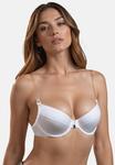 Бюстгальтер пуш-ап STRAPLESS Vivisence, белый - фото