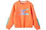 Детская толстовка Mizuno, оранжевая - фото 4