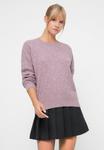 Джемпер VILA VILASSIA O NECK , Toadstool Melange/Mauve - фото 4