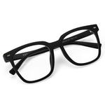 HORIEN Оправы для очков унисекс черные, Y5017C2 Bright Black[Plano Blue Light Blocking] - фото 6