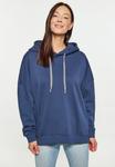Толстовка с капюшоном usha, темно-синий деним - фото 4