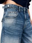 Джинсы свободного кроя Pull&Bear, Blue Denim - фото 2