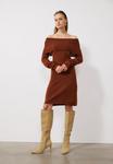 Платье-джемпер Anna Field, коричневый - фото 2