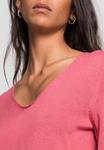 Джемпер TOM TAILOR BASIC V-NECK, Cozy Pink/Berry - фото 5