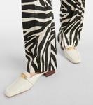 Мюли whitney с тиснением под крокодила Tom Ford, белый - фото 4