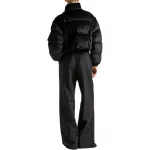 Трансформируемая укороченная пуховая куртка Prada, черный - фото 6