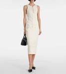 Хлопковое ребристое платье миди Givenchy, Natural - фото 2