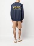 Kenzo толстовка с логотипом, синий - фото 2