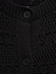 Вязаный кардиган MANGO SITU, Black - фото 4