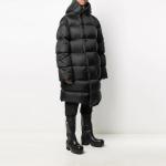 Пальто-парка мужское черное Rick Owens, черный - фото 4