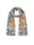 Шарф CODELLO PEANUTS, Grey - фото