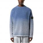 Свитер с омбре-эффектом STONE ISLAND, синий - фото 4