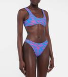 Лиф бикини Coolio с принтом REINA OLGA, синий - фото 2