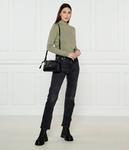 Джинсы женские Calvin Klein Jeans прямого кроя с разрезами, черный - фото 2