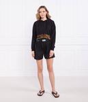 Толстовка женская Moschino Underwear укороченная, черный/хаки - фото 2