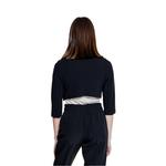 Черные полиэстеровые топ и футболка Rinascimento - фото 2