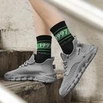 Кроссовки мужские Lifestyle Shoes Men Low-Top Black Binary - фото 10