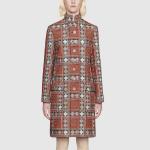 Пальто женское оранжевое Gucci - фото 2