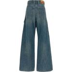 D Sire W Used эффект джинсы wide leg DIESEL, синий - фото 2