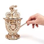 Ugears, 3D пазл Автомат - Велосипедист - фото 5