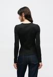 Топ Calvin Klein Jeans LABEL CREW, Black - фото 3