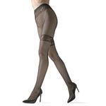 Геометрические сетчатые колготки fishnet Natori - фото