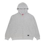 Толстовка Supreme Hooded Zip Up Thermal, Heather Grey - фото