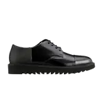 Кроссовки Derby 'Black Polished Leather', черный - фото