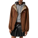 Куртка с капюшоном MIU MIU, коричневый - фото 4