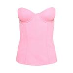 Топ Vetements Molleton Corset, Pink - фото