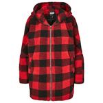 Куртка Urban Classics Oversized Check, красный - фото 3