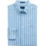 Рубашка Gant Broadcloth Stripe, синий - фото